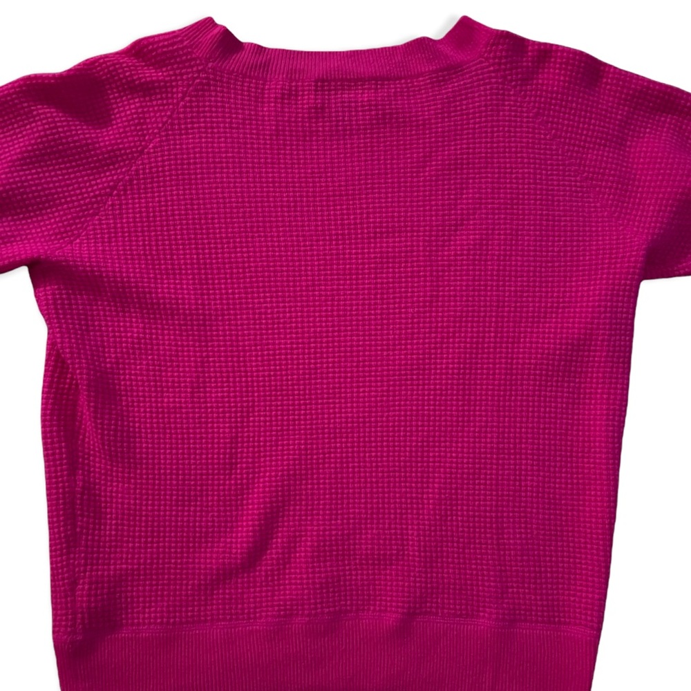 Vintage Cashmere Hot Pink Crew Neck Sweater